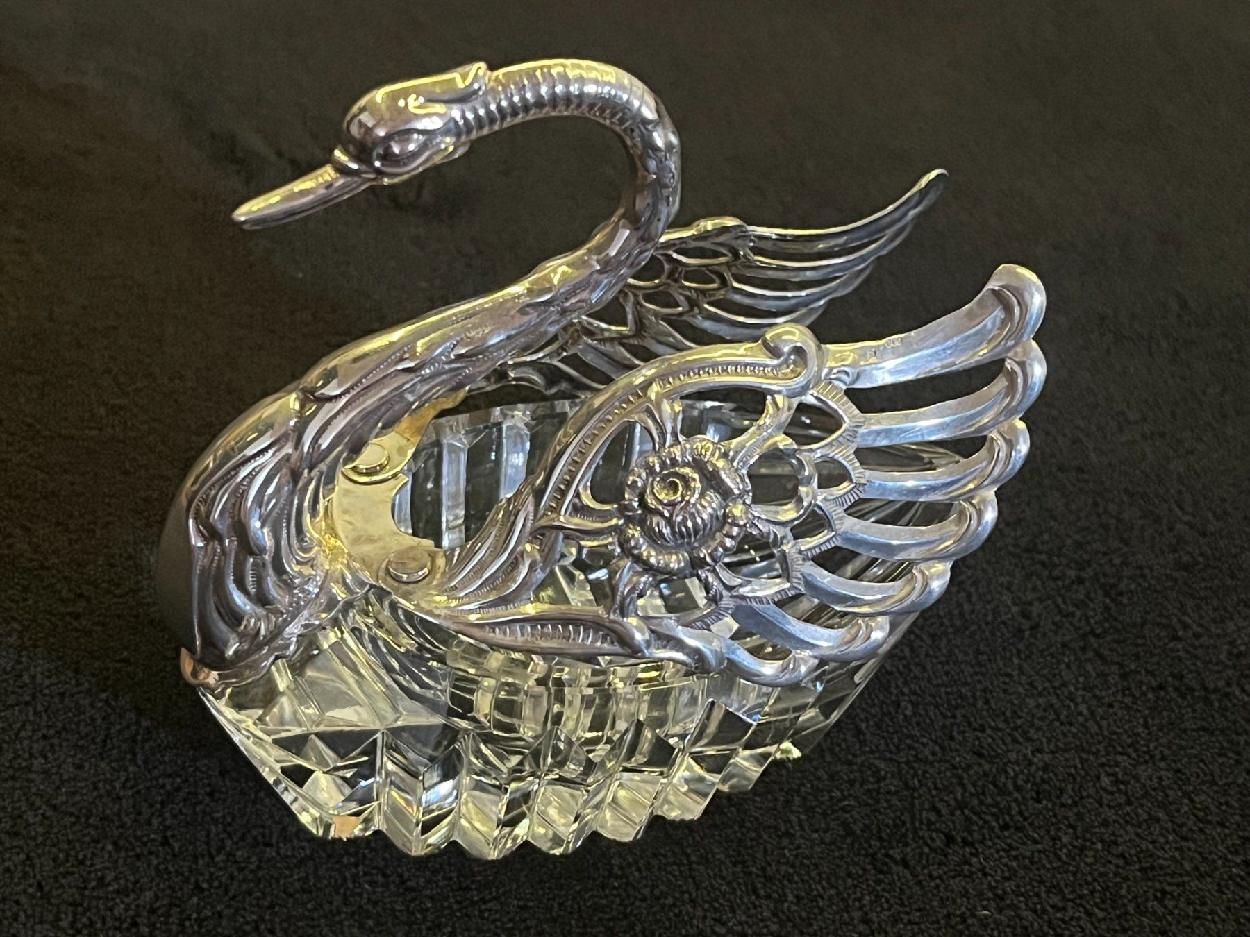 Figurines: Schwan Silber 800 – D'occasion à Bettwiesen par wicking27