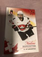 Nadine Rhyner Hofstetter EVZ Hockey Card
