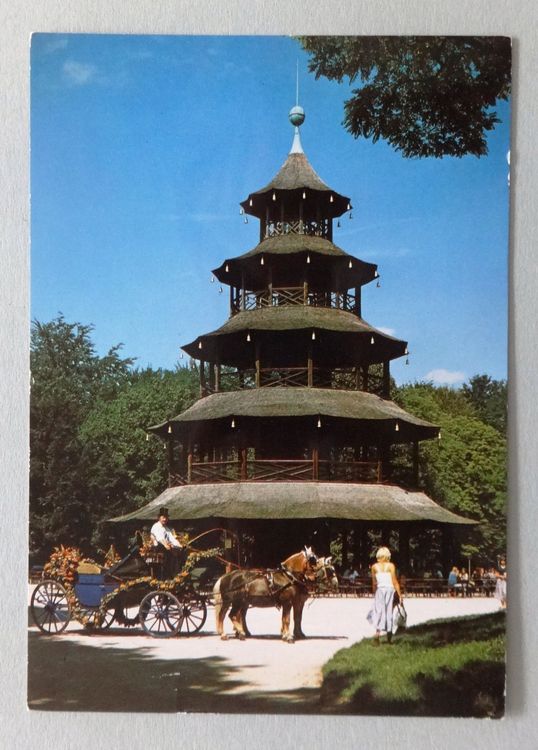 München, Engl. Garten Chin. Turm Kaufen auf Ricardo
