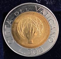 VATIKAN 500 LIRE 1983 UNZ. *SEHR RAR*