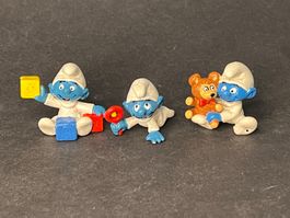 Schlumpf mit Teddy Baby Schlumpf Rassel Geschenk