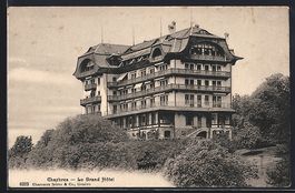 AK Chexbres, Le Grand Hotel, 1913