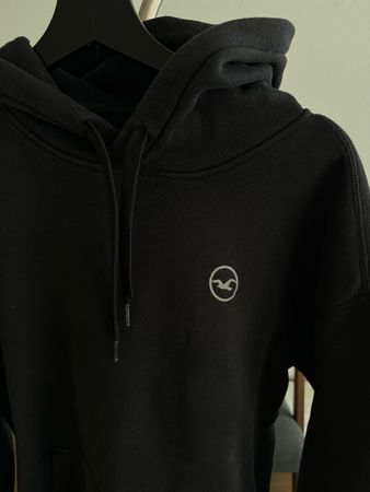 Hollister & Co. Hoodie, Gr. M schwarz