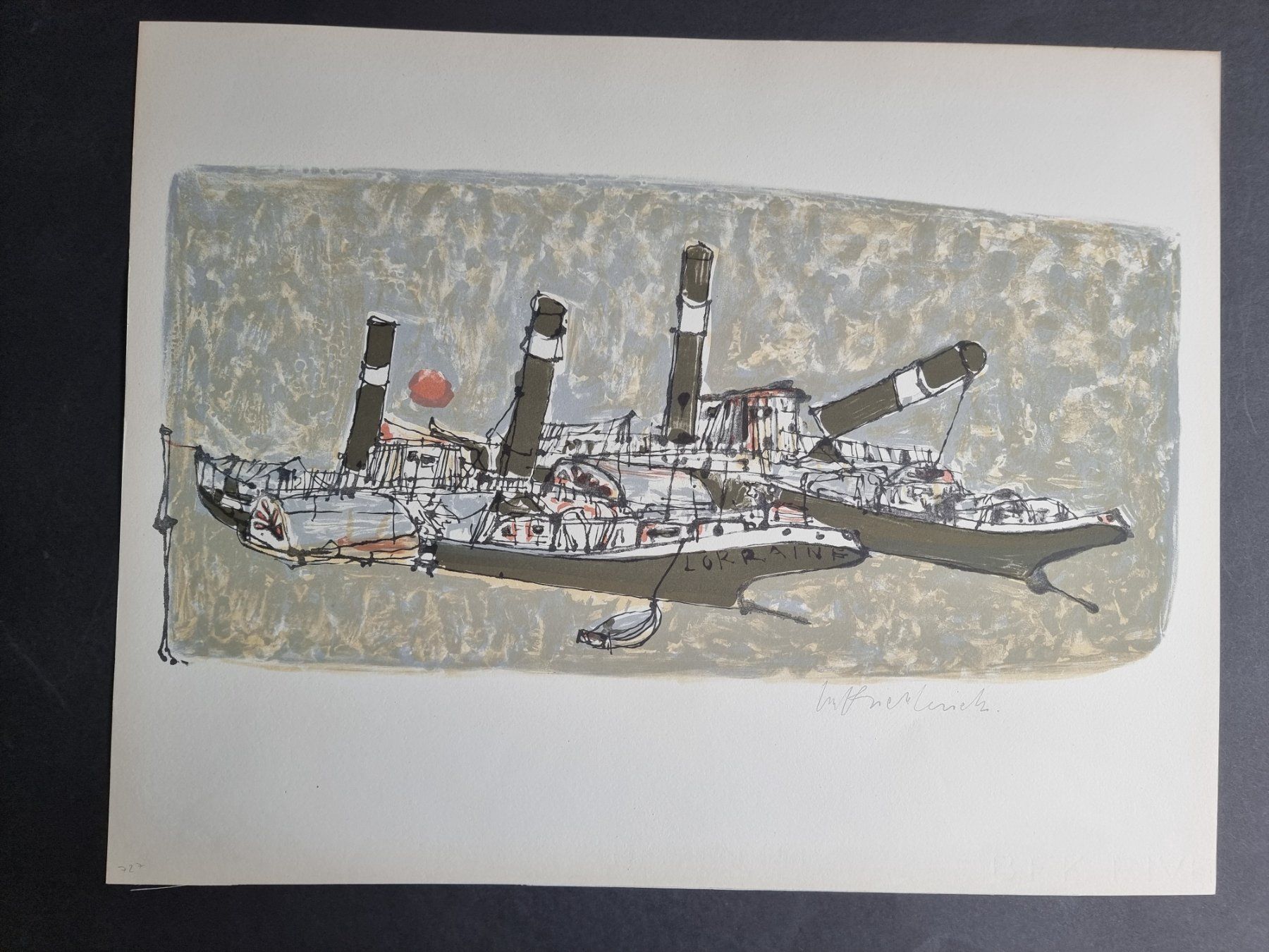 Grafica & Litografie: MARCO RICHTERICH LITHOGRAPHIE  SIGNIERT – Usato da Gersau venduto da kunst-online