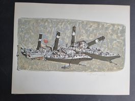 MARCO RICHTERICH LITHOGRAPHIE  SIGNIERT