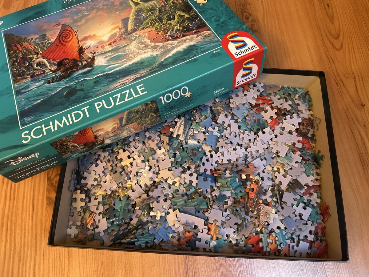 Puzzle: Schmidt Puzzle Thomas Kinkade Disney Moana 1000er – Nuovo (secondo la descrizione) da Hausen AG venduto da cele01 1