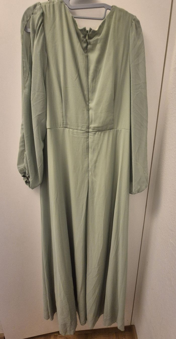 Vestiti: Abendkleid lang hellgrün mit Applikationen  – Usato da Basel venduto da Ambrosia2 2