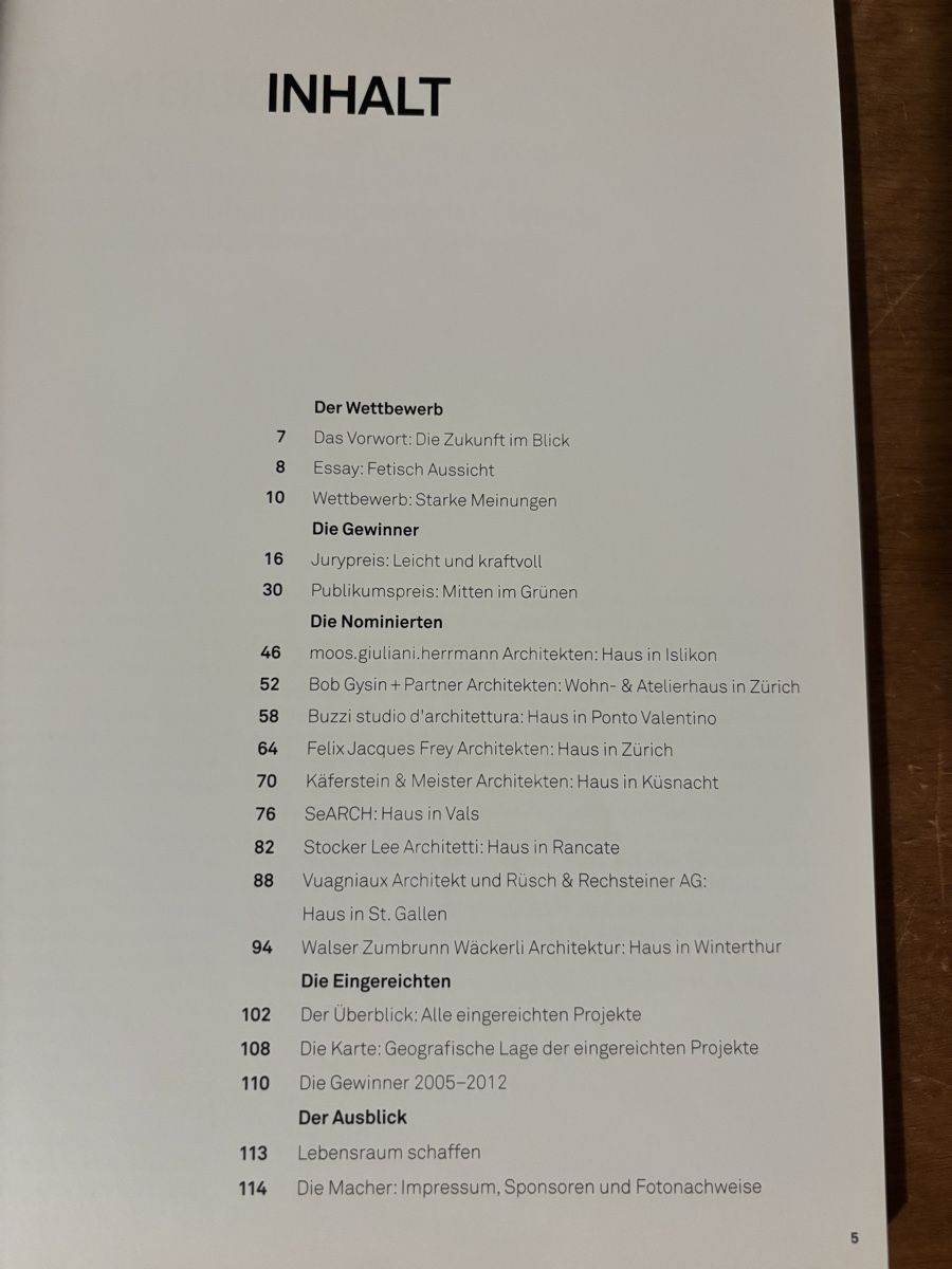 Libri: Das beste Einfamilienhaus 2012 – Usato da Zürich venduto da WWehrle 1