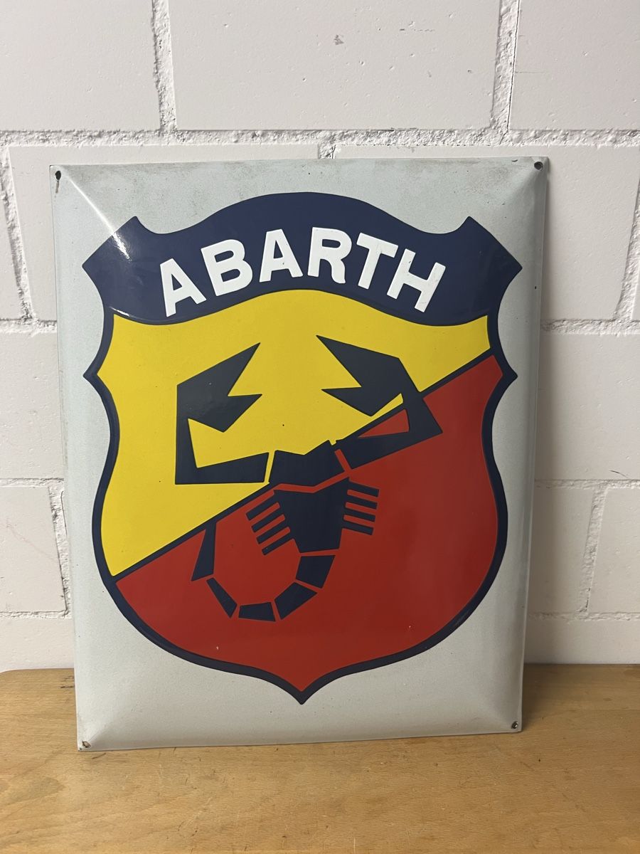 Abarth Schilder: ABARTH Blechschild – Gebraucht aus Holziken von 181281 4