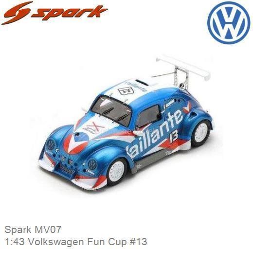 Volkswagen Modellautos: VOLKSWAGEN FUN CUP #13 HELLBLAU 1:43 SPARK – Neu und originalverpackt aus Suhr von Moebelsiralfred