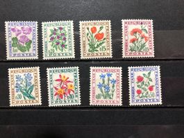 () Timbres Taxe 1964 Fleurs des Champs Neufs**