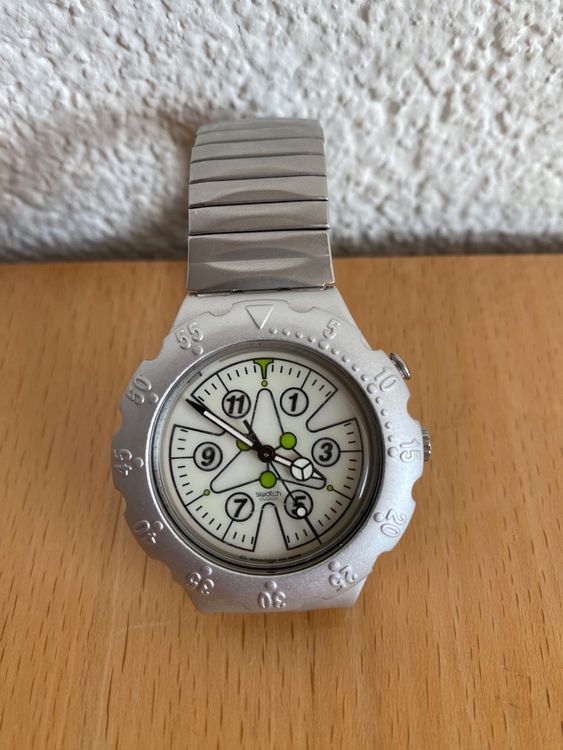 Swatch uhr best sale irony aluminium