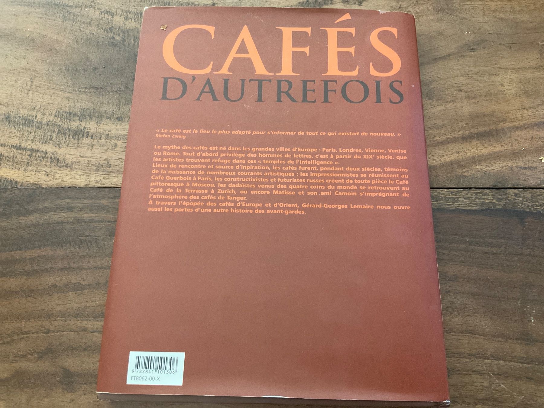 Libri: Cafés d'Autrefois: Gérard-Georges Lemaire – Usato da Avenches venduto da Lactobacille 5