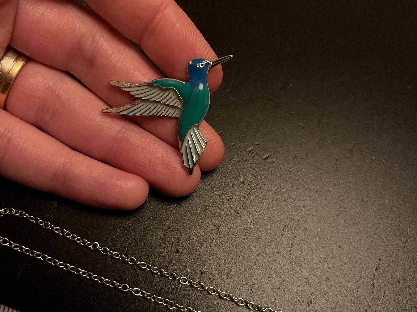 Catenine: Halskette mit Kolibri – Nuovo (secondo la descrizione) da Gams venduto da Mariawicca 6