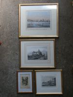 4 Stiche Zürich Baur au Lac Kyburg