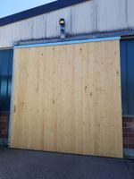 Holztor mit Rollen Höhe 3.8 Meter / Breite 3.66 Meter