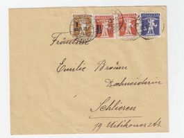 CH, Tellknabe auf Brief, Zürich 10.2.1921