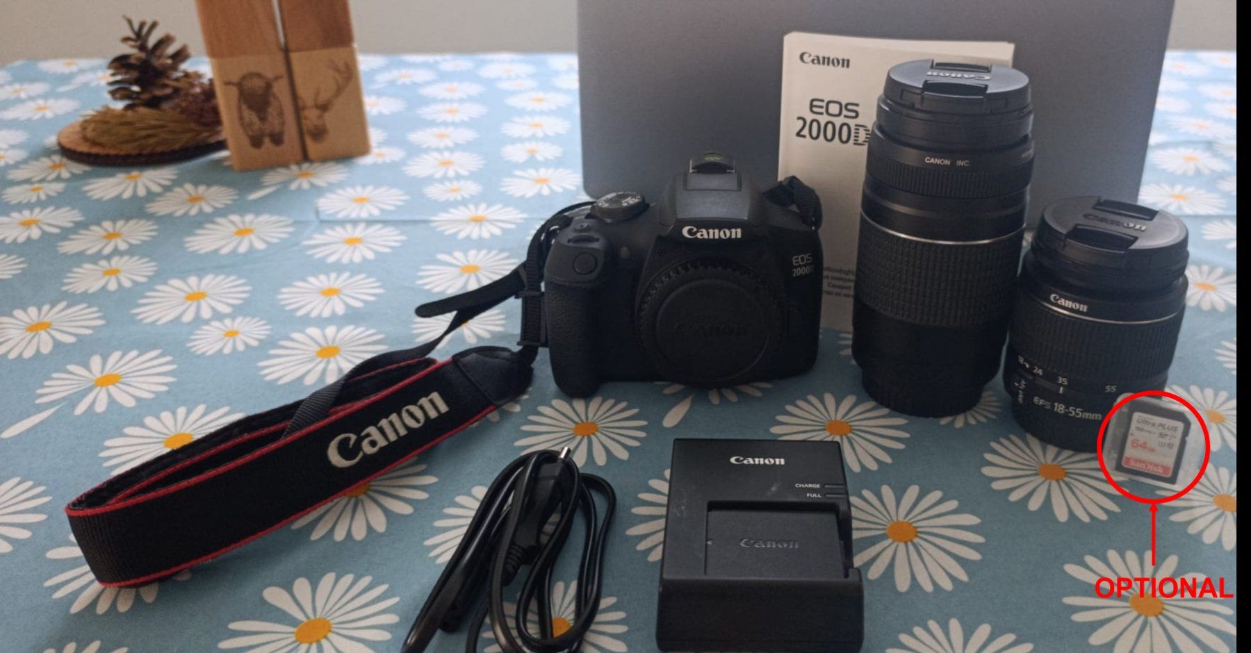 Canon Kamera: Canon EOS 2000D Kit + 2 Objektive + 64GB SD-Karte – Gebraucht aus Susten von Giorgio_Pastore 1