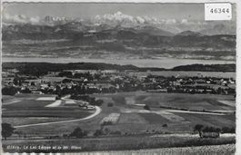 Biere - Vue generale avec Lac Leman