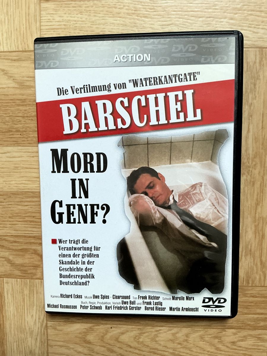 Alle DVDs: Barschel - Mord in Genf? – Gebraucht aus Kreuzlingen von Schuggerman