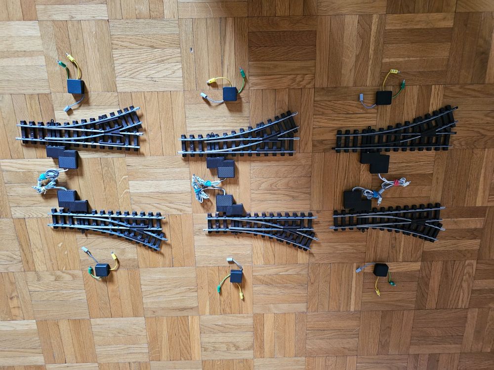 3 Paar UTZ elektrische Weichen mit Adapter zu verkaufen (Neu (gemäss ...