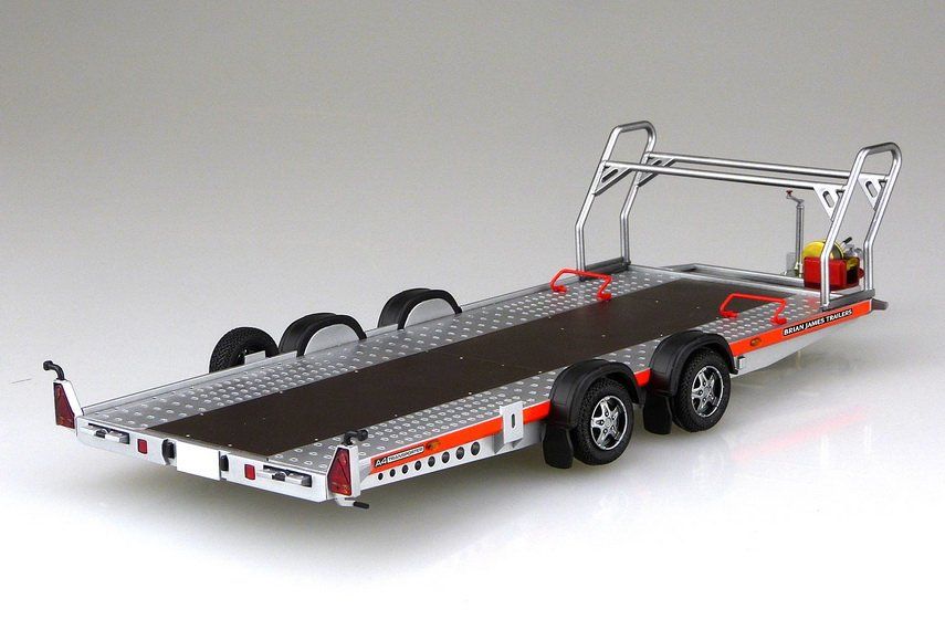 Kit di modellismo & Modellini statici: Brian James Trailers A4 Transporter 1:24 von Aoshima – Nuovo e nell'imballaggio originale da Rothenburg venduto da aron2006 3