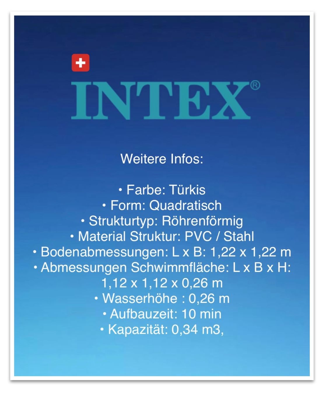 Intex Schwimmbad: Intex Pool Mini Frame - swimming pool für Kinder – Neu und originalverpackt aus Murten von Anne.M 4