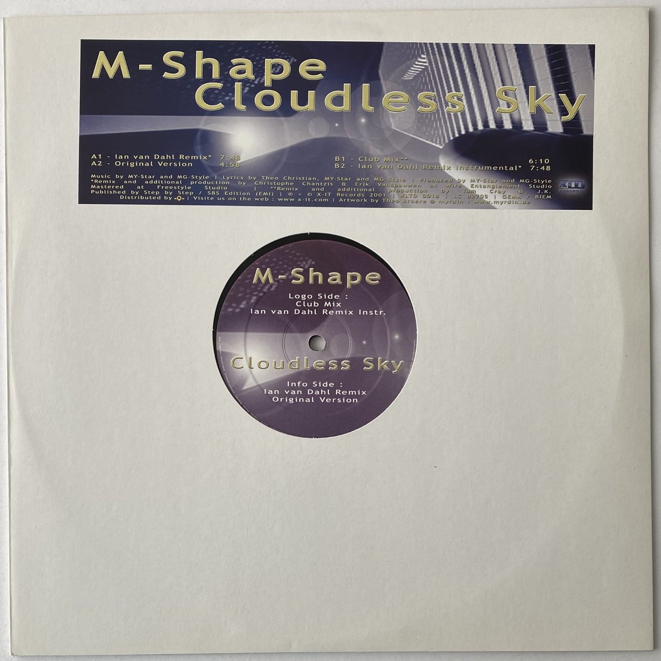 Dischi in vinile: M-Shape, Cloudless Sky (Trance) – Nuovo (secondo la descrizione) da Flums venduto da Empe1