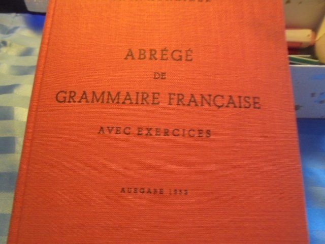 Libri: ABREGE DE GRAMMAIRE FRANCAISE – Usato da Hinwil venduto da Glasperlen 2