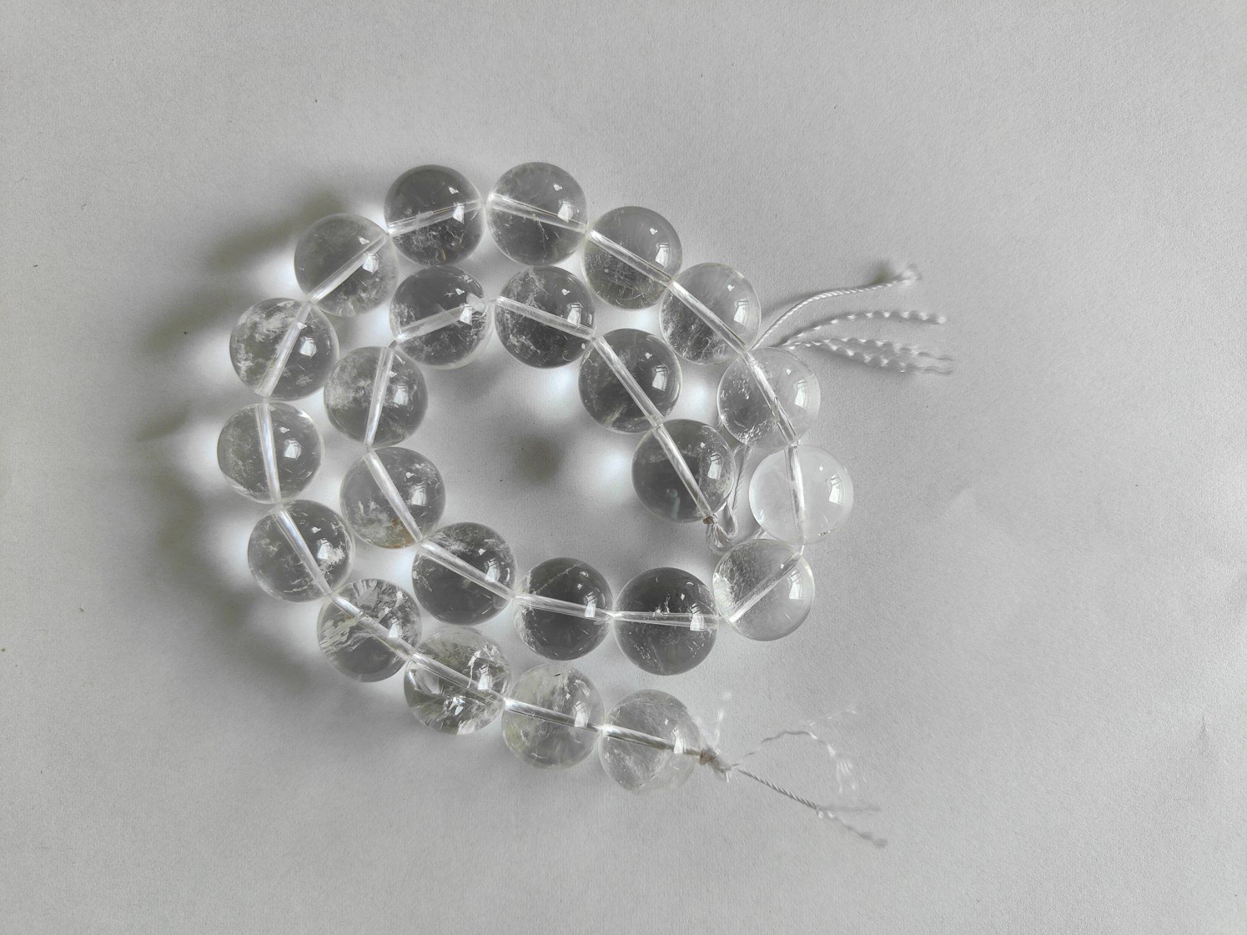 Pietre preziose: Bergkristall, Beads 18mm, Strang – Nuovo e nell'imballaggio originale da Rümlang venduto da 21f 1