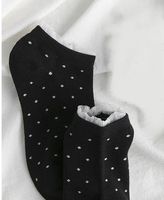NEUE Sneaker Söckli schwarz Polka dot Gr. 35-38 - 221792