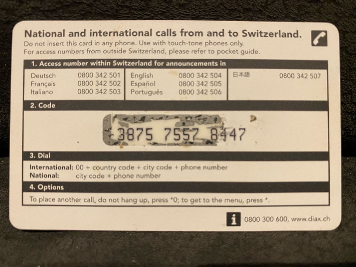 Schede telefoniche: Carte – Usato da Lausanne venduto da babacard10 1