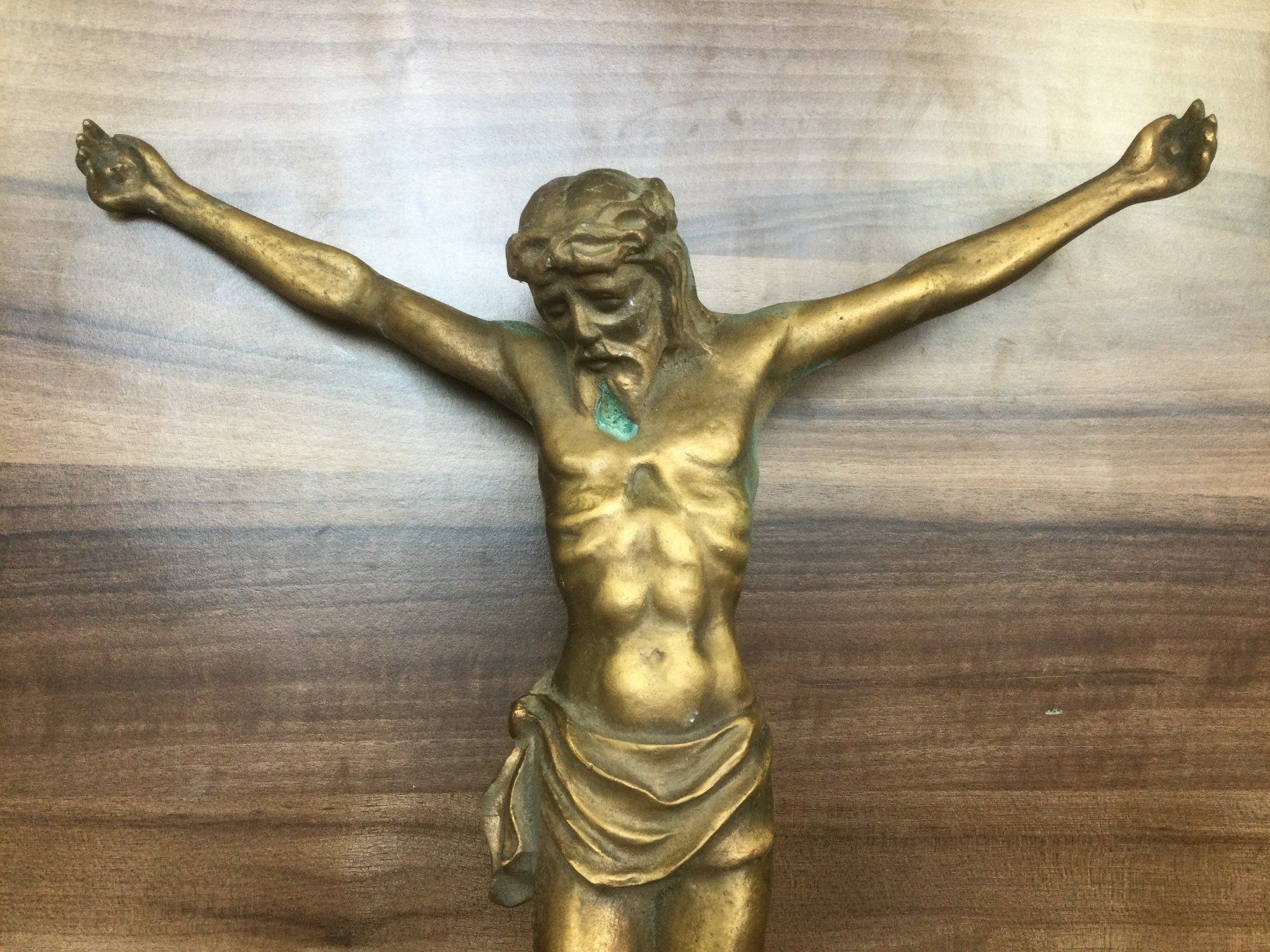 Attrezzi da lavoro: Gebrauchter grosser Messing oder Bronce Jesus Herrgott – Usato da Wangen SZ venduto da kuriosum12 1