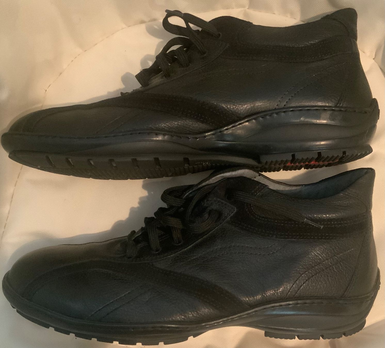 Scarpe da uomo: Schwarze echt Leder Schuhe – Usato da Urdorf venduto da cic_snf8