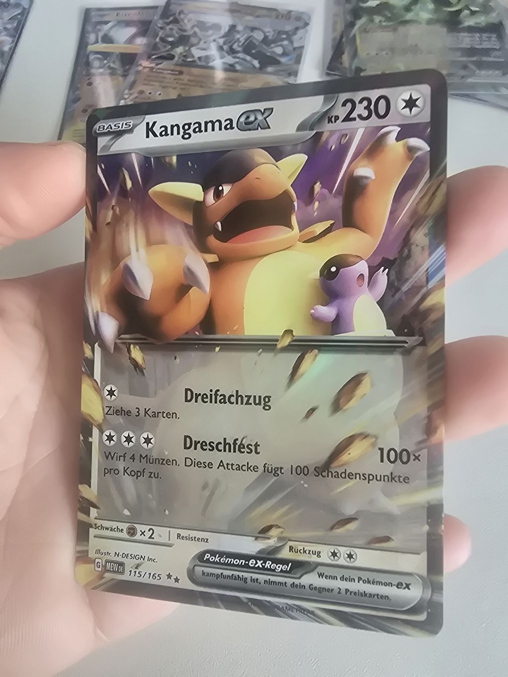 Pokémon Cartes à collectionner: Pokemon, Kangama ex, Mew 151, DE – Neuf (Voir description) à Pfäffikon SZ par gmw_8nk9 3