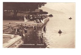 AK:  Badespass Wegis. Vierwaldstättersee Strandbad um 1920