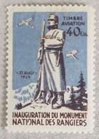 MA349) 1924.4, Vignette Soldatendenkmal ungbraucht Kt. 30.-