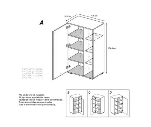 Scaffali: Regal/Vitrine – Nuovo (secondo la descrizione) da Bellikon venduto da maxa77 1