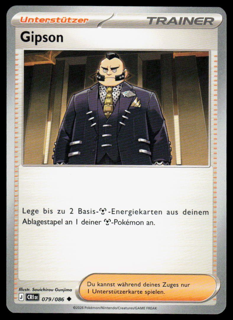 Pokémon Carte collezionabili: Pokemon Gipson 079/086 – Usato da Herisau venduto da Pokemon2025