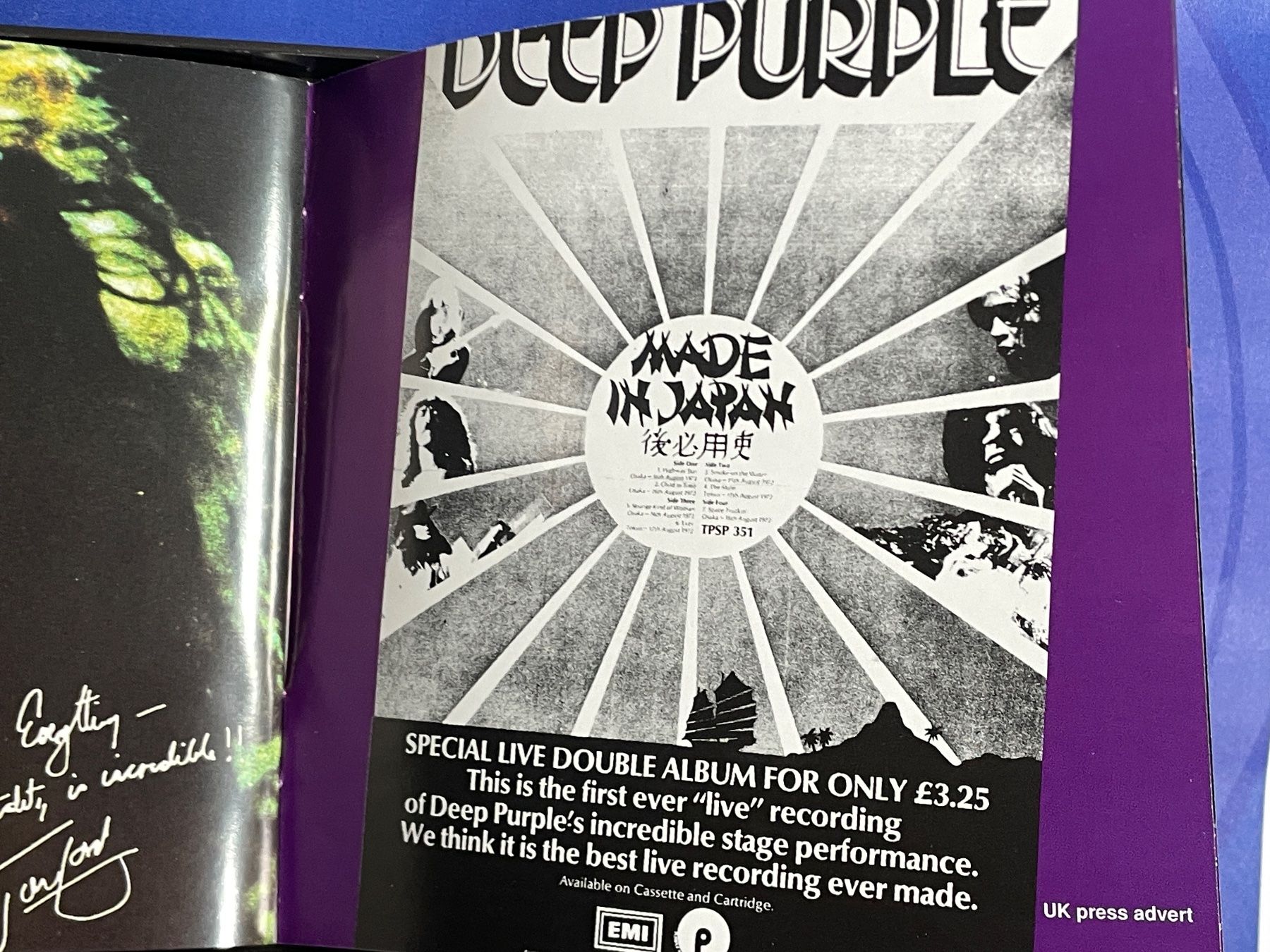 CDs: Deep Purple–Live In Japan – Gebraucht aus Muri b. Bern von AdidasCollector 2