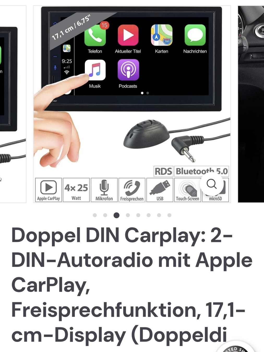 Radios: Autoradio 2Din, 17cm Display, Apple Play – Neu und originalverpackt aus Zollikofen von Bagga1981