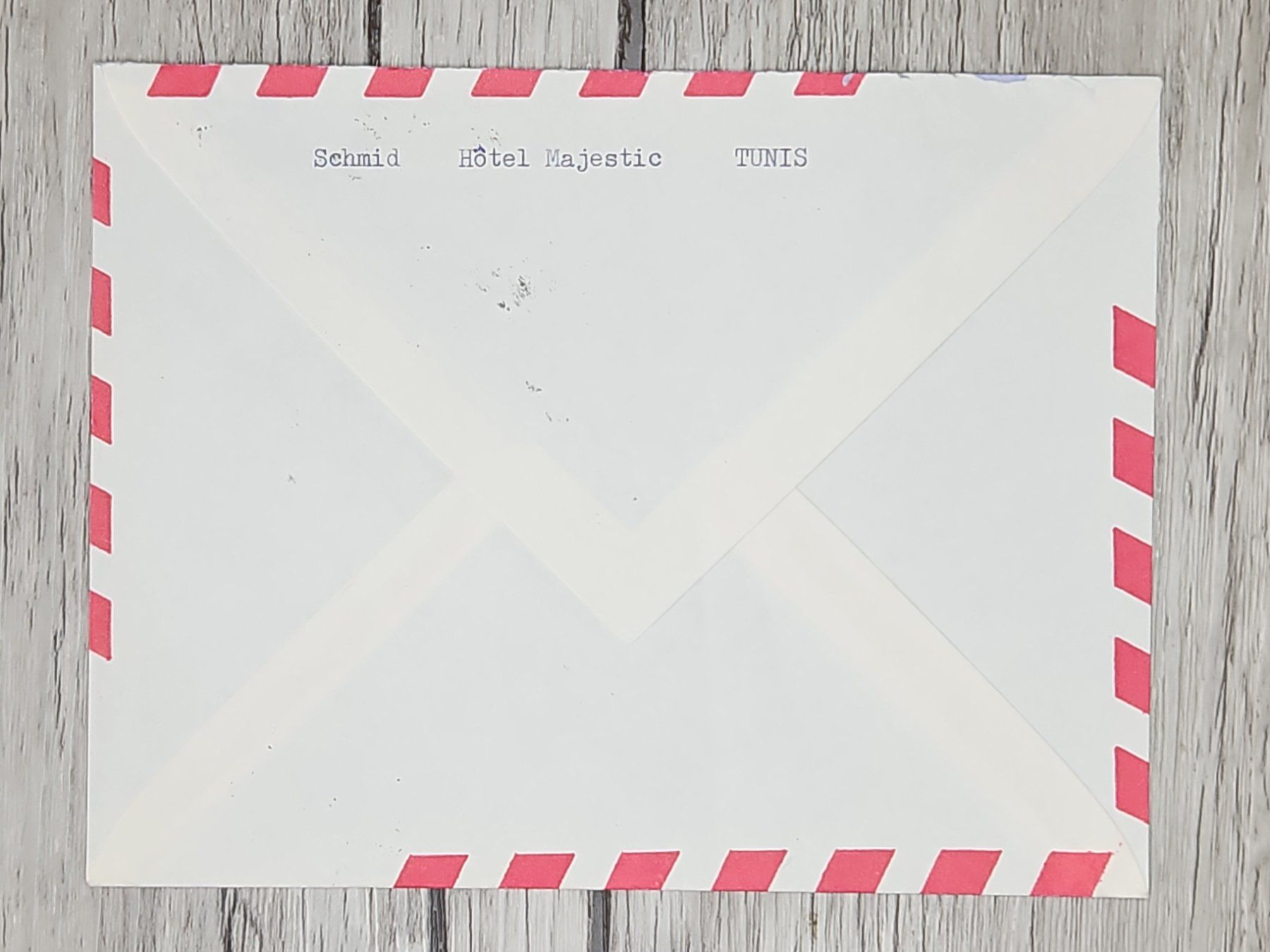 Alle Briefmarken: CL07 Enveloppe + Timbre Tunisie 1959 – Gebraucht aus Cousset von Patrick_Collections 1