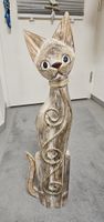 Katze aus Holz 80cm