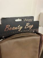 Antonio Beauty Bag, Necessaire · Kulturbeutel , Neu, Braun!