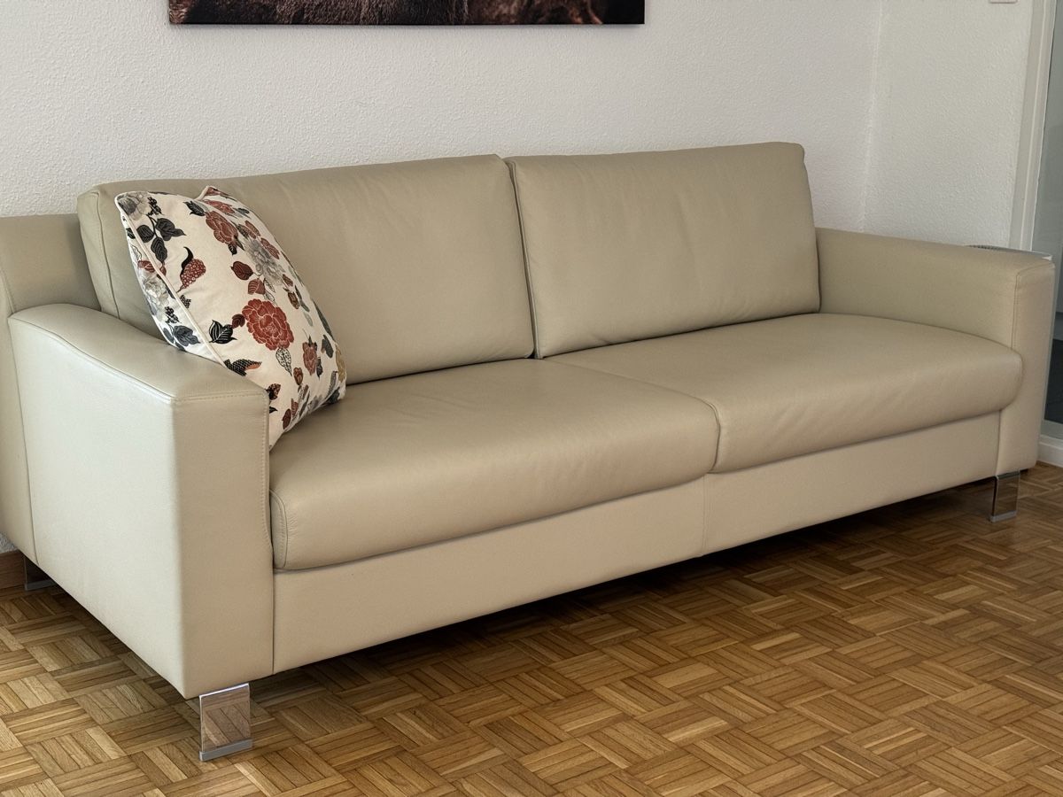 Sofas: Ewald Schillig Leder Sofa Set 2x – Gebraucht aus Galgenen von rpoto