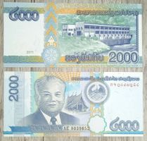 Laos 2000 Kip Laos UNC _1