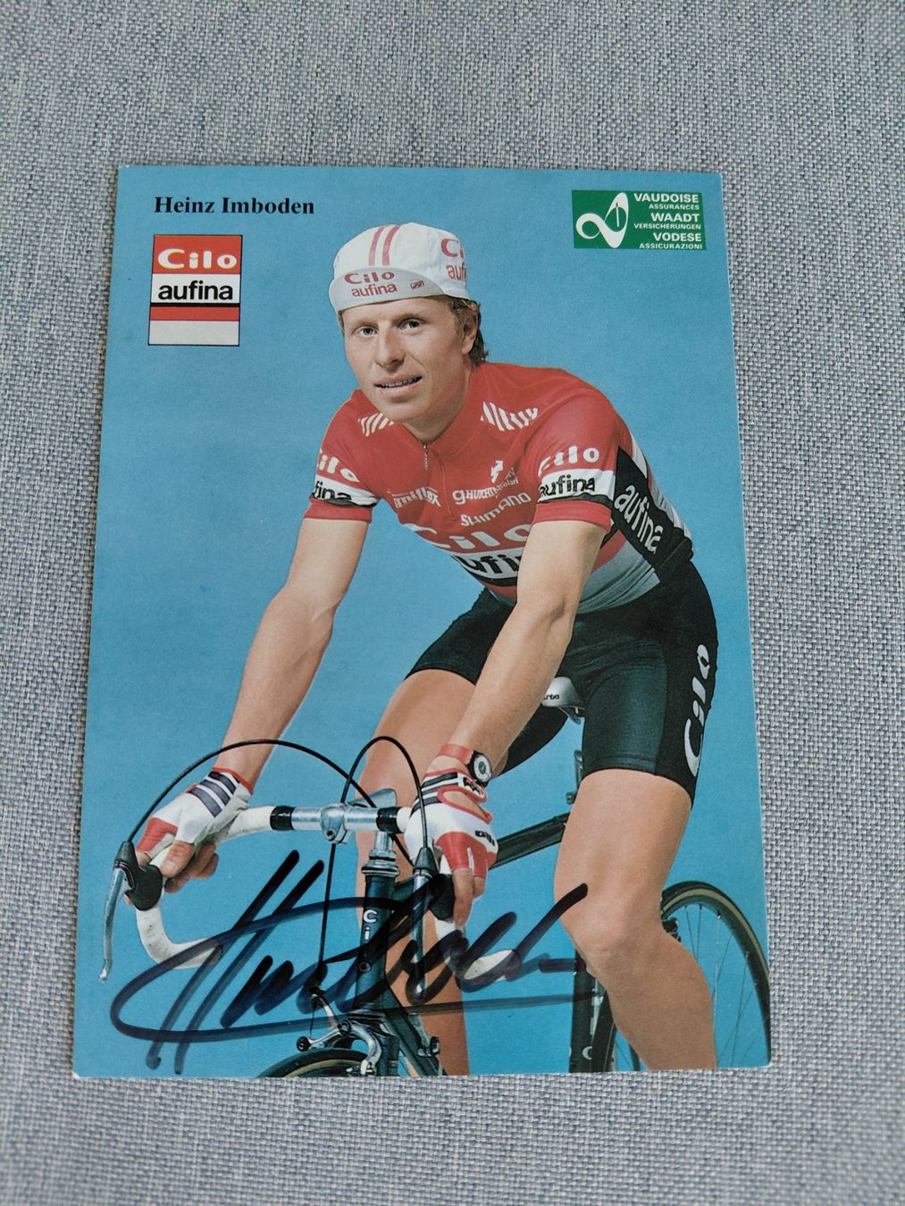 Autografi: Autogrammkarte Heinz Imboden – Usato da Schmerikon venduto da Olympia04