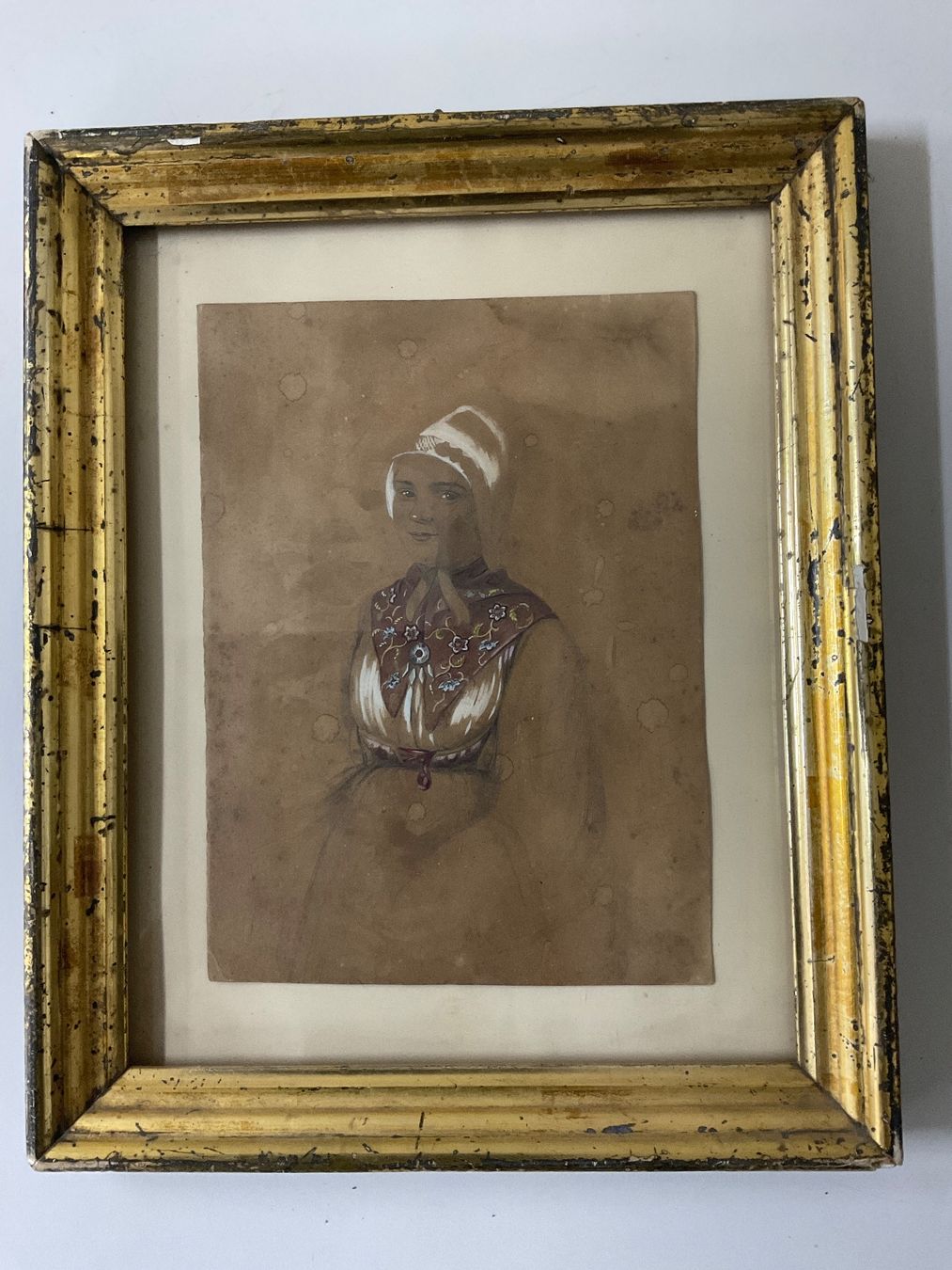 Gemälde: Trachtenmädchen, Original – Gebraucht aus Bern von vielerart