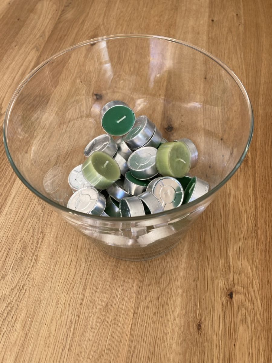 Candele: Verre et divers bougies réchaud – Usato da Hérémence venduto da saburan