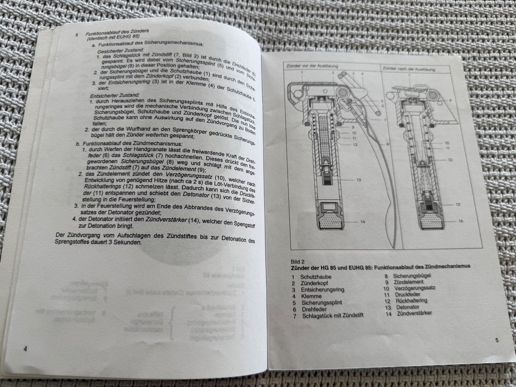 Livres: Reglement: Die Handgranate 1985 - Schweizer Armee – D'occasion à Brütten par Hst1 2